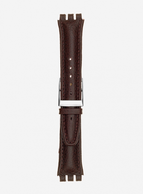 Bull grained calf leather watchstrap • Italian leather • 247PL
