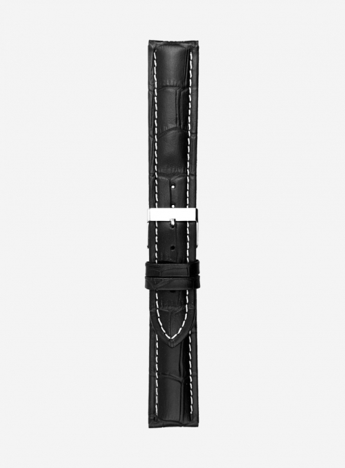 Matt guinea calf leather watchstrap • Italian leather • Made In Italy • 887