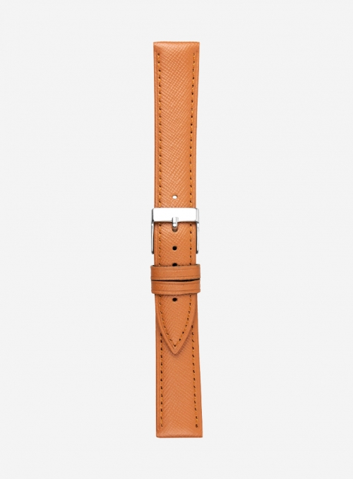 Saffiano calf leather watchstrap • Italian leather • 597
