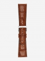 Extra-long odessa glossy antigua calf leather watchstrap • Italian leather • 454LSLS