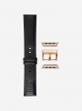Diablo • Cinturino Apple Watch in cuoio cosmos e Lorica® waterproof • Pelle Italiana