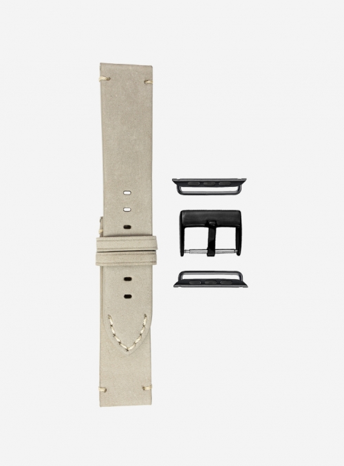 Epoca • Suede leather watchstrap suitable for Apple Watch • Italian Leather