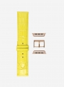Antigua • Cinturino Apple Watch in vitello stampa antigua lucido • Pelle Italiana
