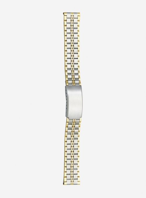 Two-tone gilded stainless steel wrapped watchband • 5823GU