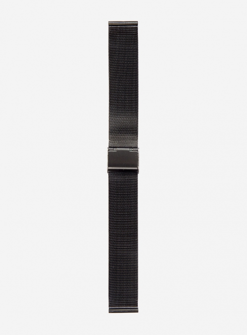 Mesh stainless steel watchband • black finishing • 403/N