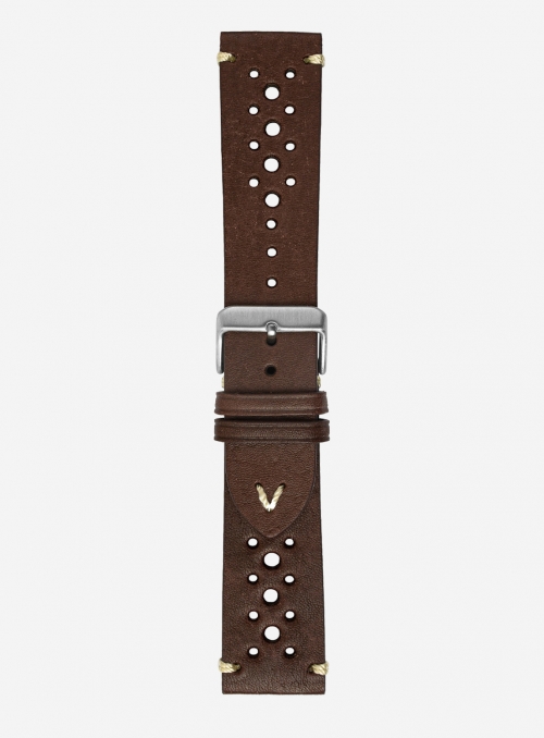 Vintage leather watchstrap • Italian leather • 675SH