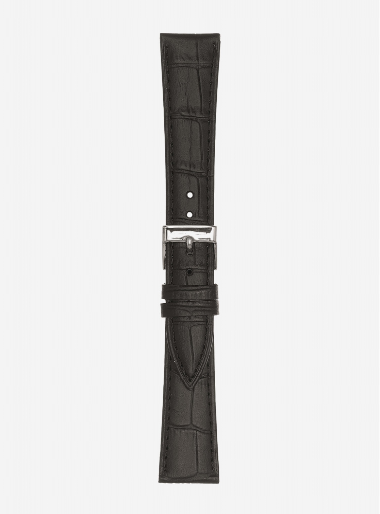 Cinturino XXL In Vera Pelle Litchi Per Smartwatch – 20/22mm Con Sgancio Rapido – Taglia Lunga Per Polsi Grandi – Compatibile Samsung, Garmin, Huawei E Altri