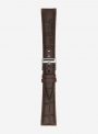 Extra-extra-long matt guinea calf leather watchstrap • Italian leather • 497XXL