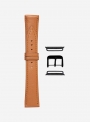 Saffiano • Genuine Saffiano calf leather watchstrap for Apple Watch • Italian Leather