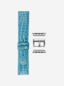 Mississippi Blues • Genuine alligator watchstrap for Apple Watch • Made in Italy