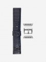 Mississippi Blues • Genuine alligator watchstrap for Apple Watch • Made in Italy