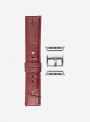 Mississippi Reds • Genuine alligator watchstrap for Apple Watch • Made in Italy
