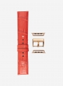 Mississippi Reds • Cinturino Apple Watch in vero alligatore • Made in Italy