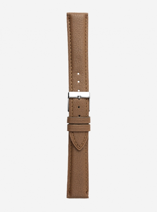 Cinturino Orologio In Pelle PUCHEN 14mm / 24mm - Morbido, Impermeabile, Fibbia Nera O Argento - Ricambio Nato