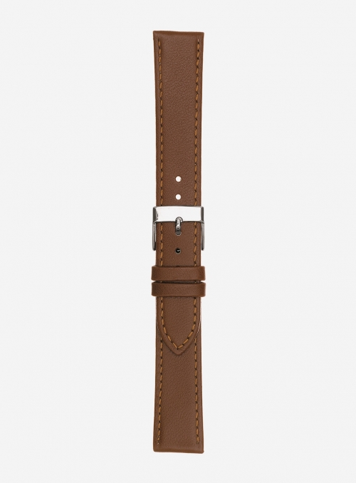 QUARKZMAN Cinturino Orologio In Pelle Genuina 22mm Con Fibbia Dorata - Sgancio Rapido - Giallo