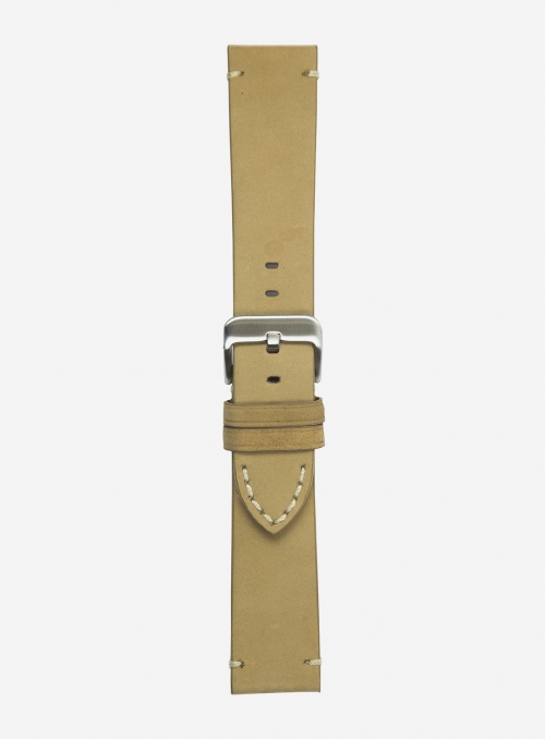 Suede leather watchstrap • Italian leather • 676