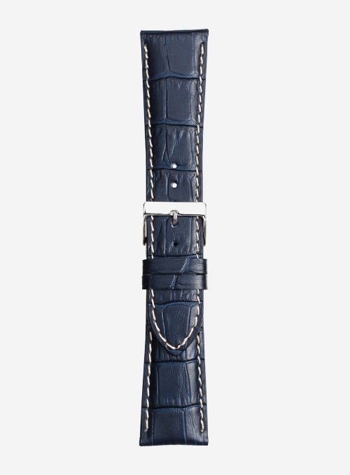 Matt tropical calf leather watchstrap • Italian leather • 474S