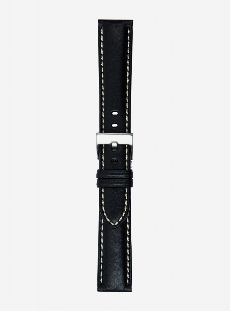 Cinturino Orologio In Pelle Vitello Blu Navy 22 Mm Con Sistema Quick Release – Sostituzione Facile Per Uomo E Donna