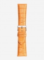 Glossy antigua calf leather watchstrap • Italian leather • 454S