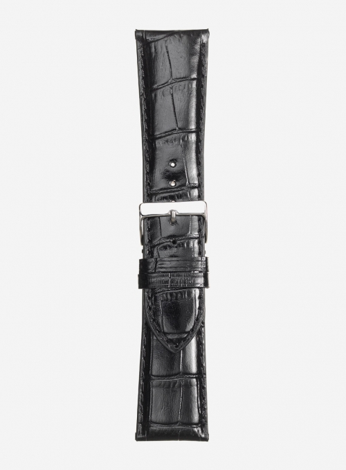 Glossy antigua calf leather watchstrap • Italian leather • 454SP