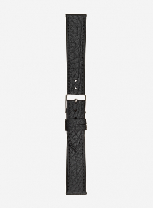 Extra-long bull grained calf leather watchstrap • Italian leather • 694SL