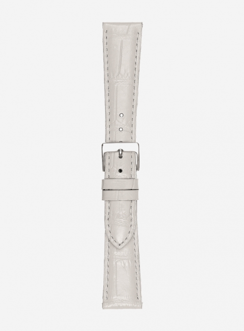 Extra-long odessa glossy antigua calf leather watchband • Italian leather • 454SL