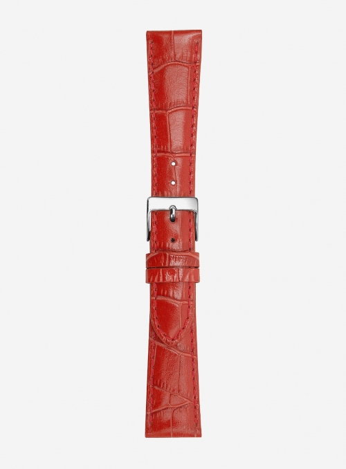 Extra-long odessa glossy antigua calf leather watchband • Italian leather • 454LSL