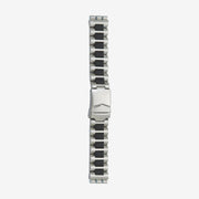 1075 Cinturino in acciaio e PVC compatibile con orologi Swatch