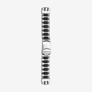 1081 Stainless steel and PVC bracelet suitable for Swatch watches