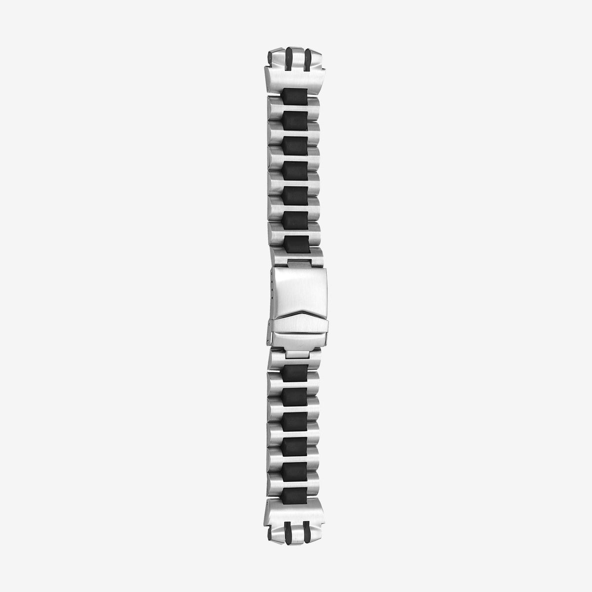 1081 Cinturino in acciaio e PVC compatibile con orologi Swatch