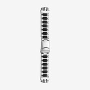 1082 Cinturino in acciaio e PVC compatibile per orologi Swatch