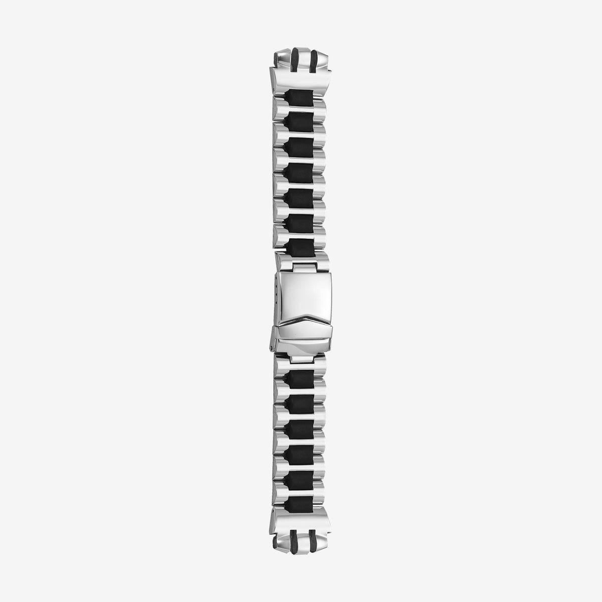 1082 Cinturino in acciaio e PVC compatibile per orologi Swatch