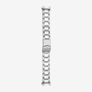 1980/C Wrapped stainless steel bracelet with curved ends
