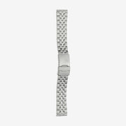 4250 Wrapped stainless steel bracelet with straight ends