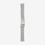 4560 Wrapped stainless steel bracelet with straight ends