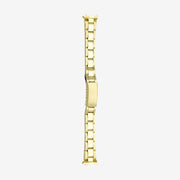 503/P 1 Micron plated stainless steel wrapped bracelet with curved ends