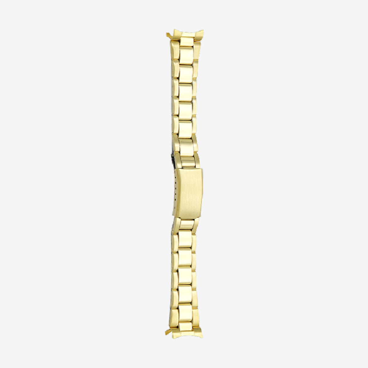 503/P 1 Micron plated stainless steel wrapped bracelet with curved ends