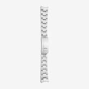 507 Solid stainless steel bracelet with solid curved ends