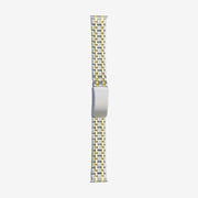 578MG Two tone stainless steel bracelet with straight ends