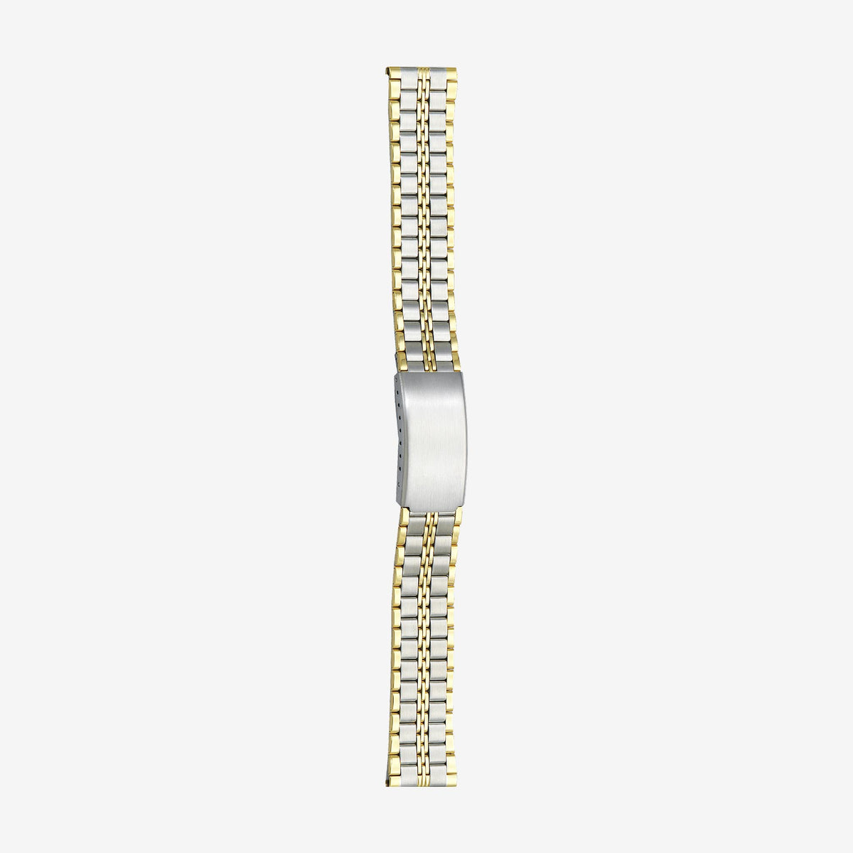 5823GU Cinturino bicolore in acciaio a maglie ripiegate con ansa dritta