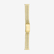 582/MBPU 1 micron plated stainless steel wrapped bracelet with straight ends