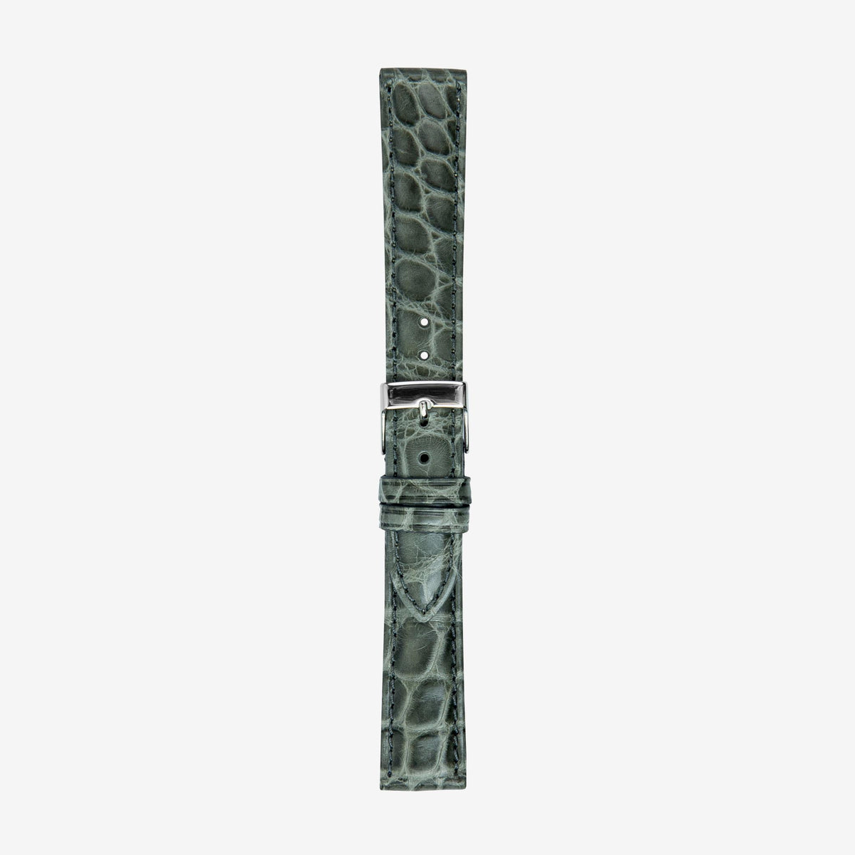 602/O Genuine matt crocodile watch strap