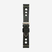 674/F Le Mans, Vintage leather watch strap with holes