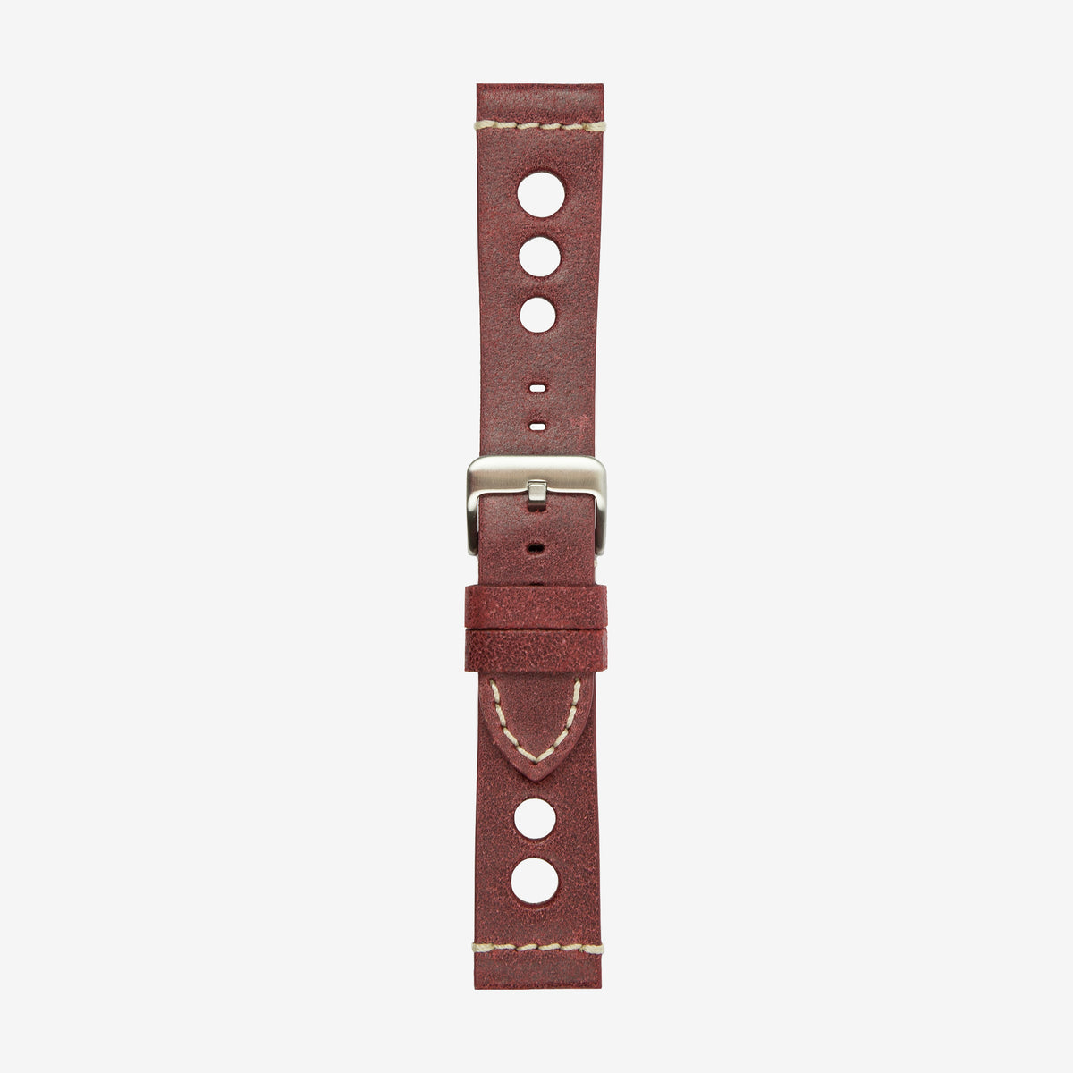 674/F Le Mans Cinturino vintage in pelle con fori