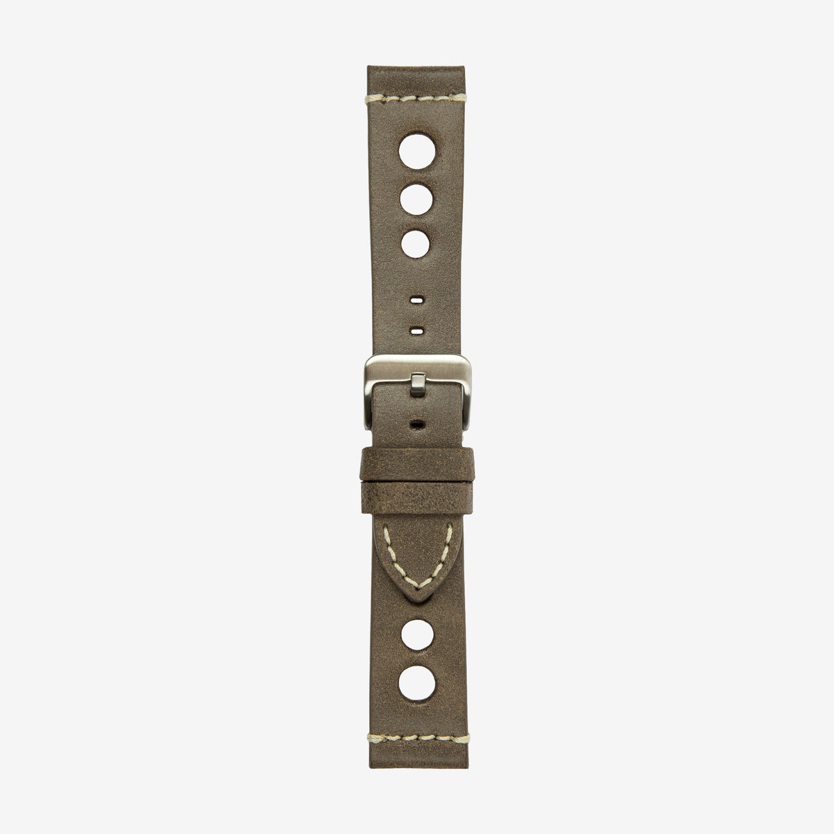 674/F Le Mans Cinturino vintage in pelle con fori