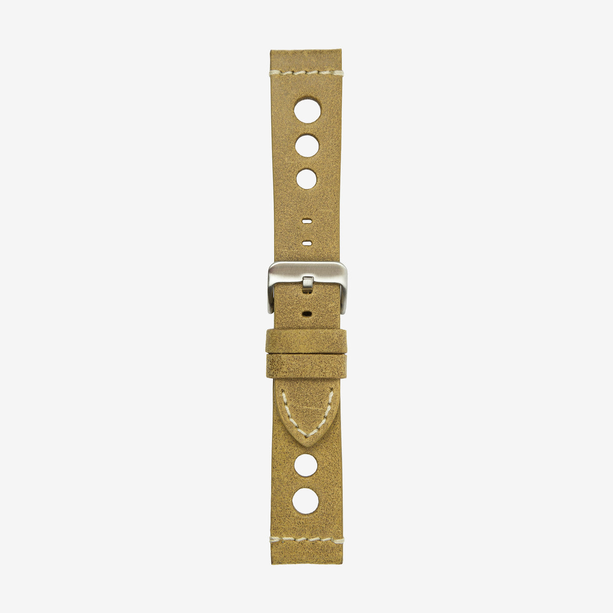 674/F Le Mans Cinturino vintage in pelle con fori