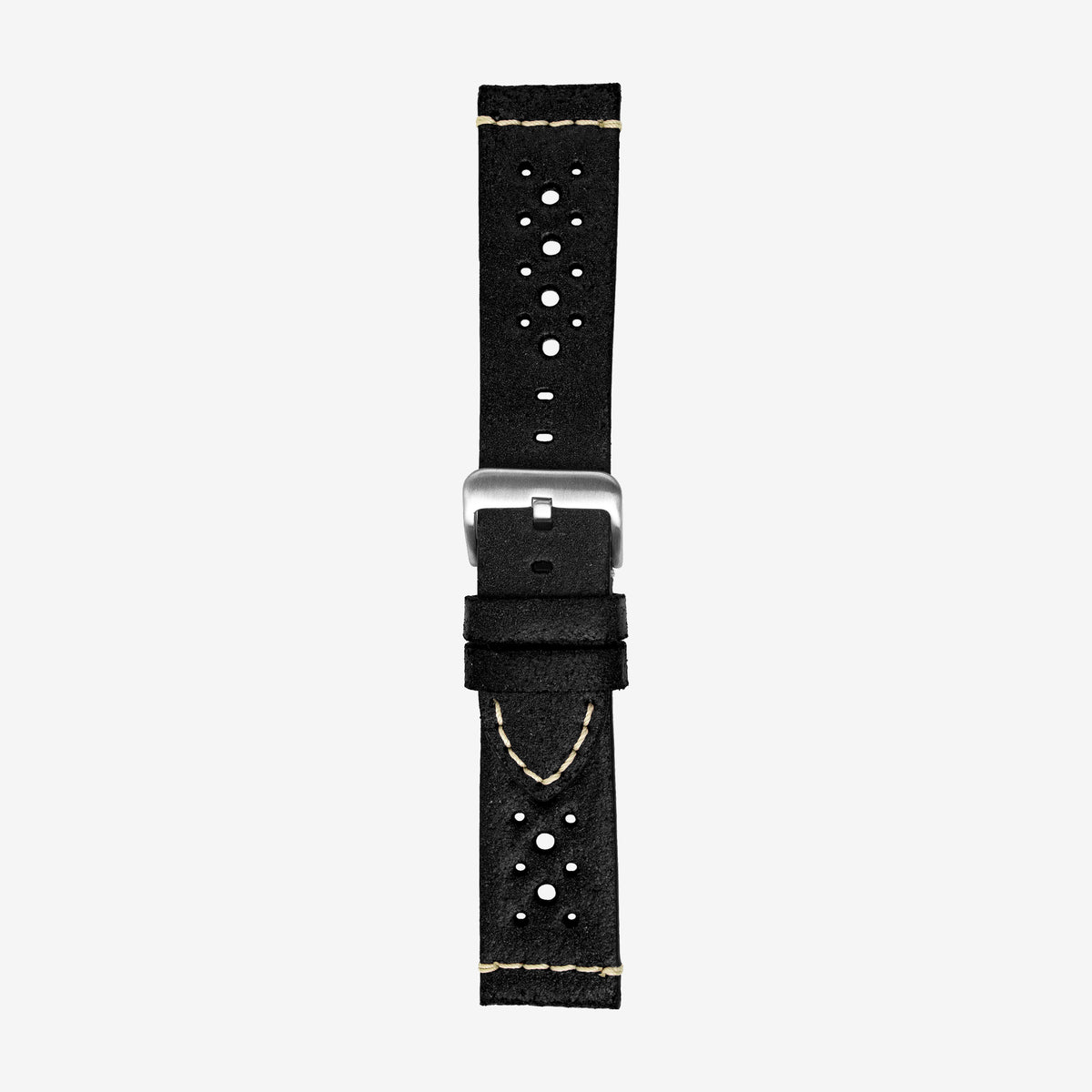 674/SH Graham, Cinturino in pelle vintage con fori piccoli