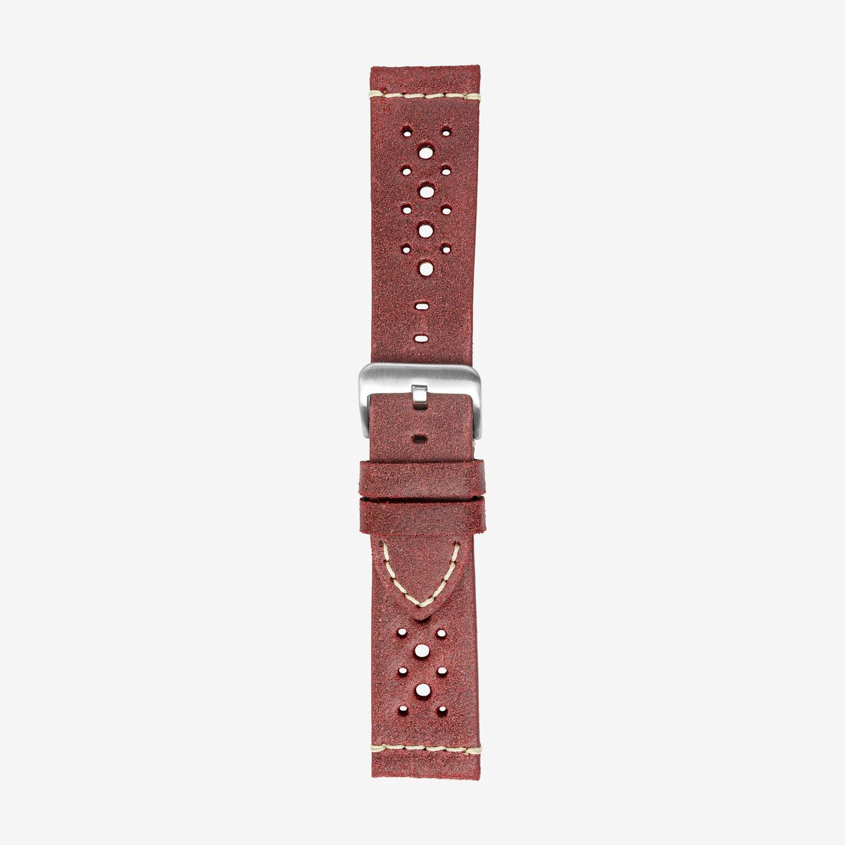674/SH Graham, Cinturino in pelle vintage con fori piccoli