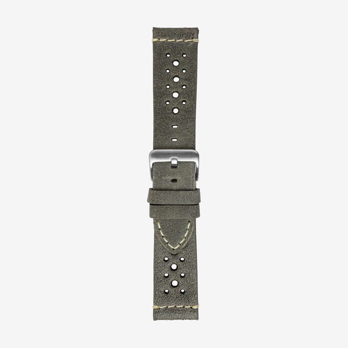674/SH Graham, Cinturino in pelle vintage con fori piccoli