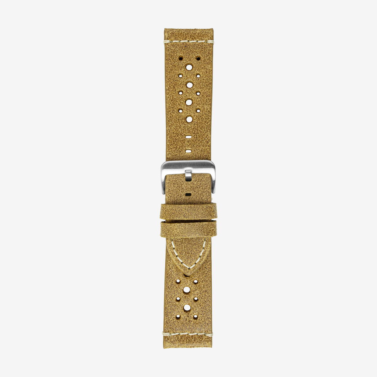 674/SH Graham, Cinturino in pelle vintage con fori piccoli